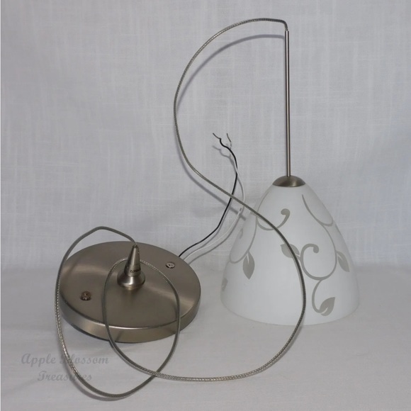 Besa Lighting 1XP-1779VN-SN Mia 12V Mini Pendant-Vine Glass-Sat Nickel-Disc Gl - Picture 3 of 14